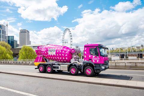 Propercorn Cement Mixer Embarks On Promotional Tour News The